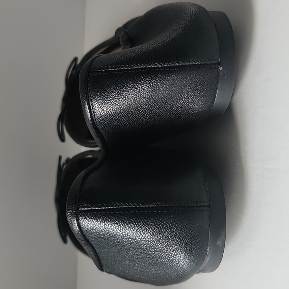 Essex Lane Black Leather Ballet Flats 8.5M - Picture 12 of 12